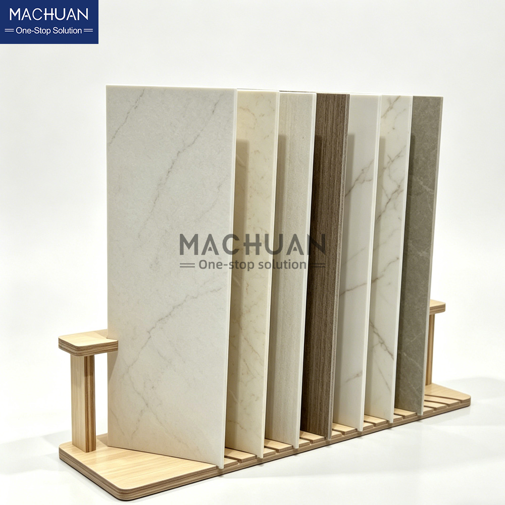 wooden display stand for table