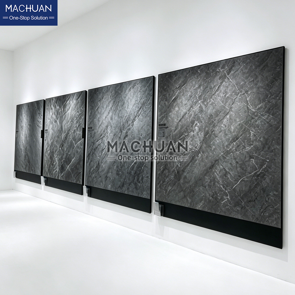 Wall-Mounted Tile Sample Display Rack