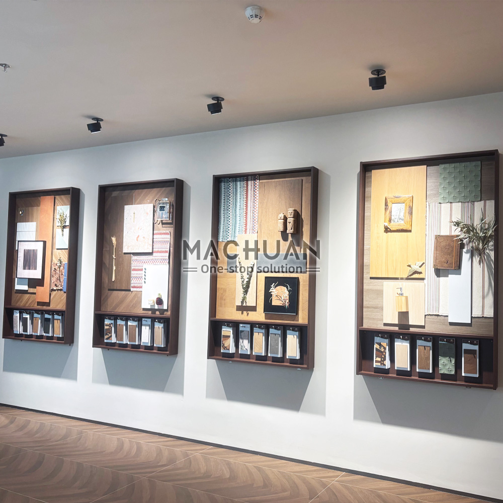 Decorative Material Display Rack