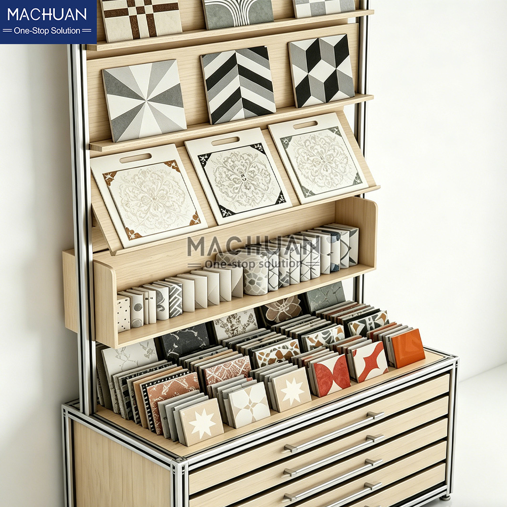 flooring display racks