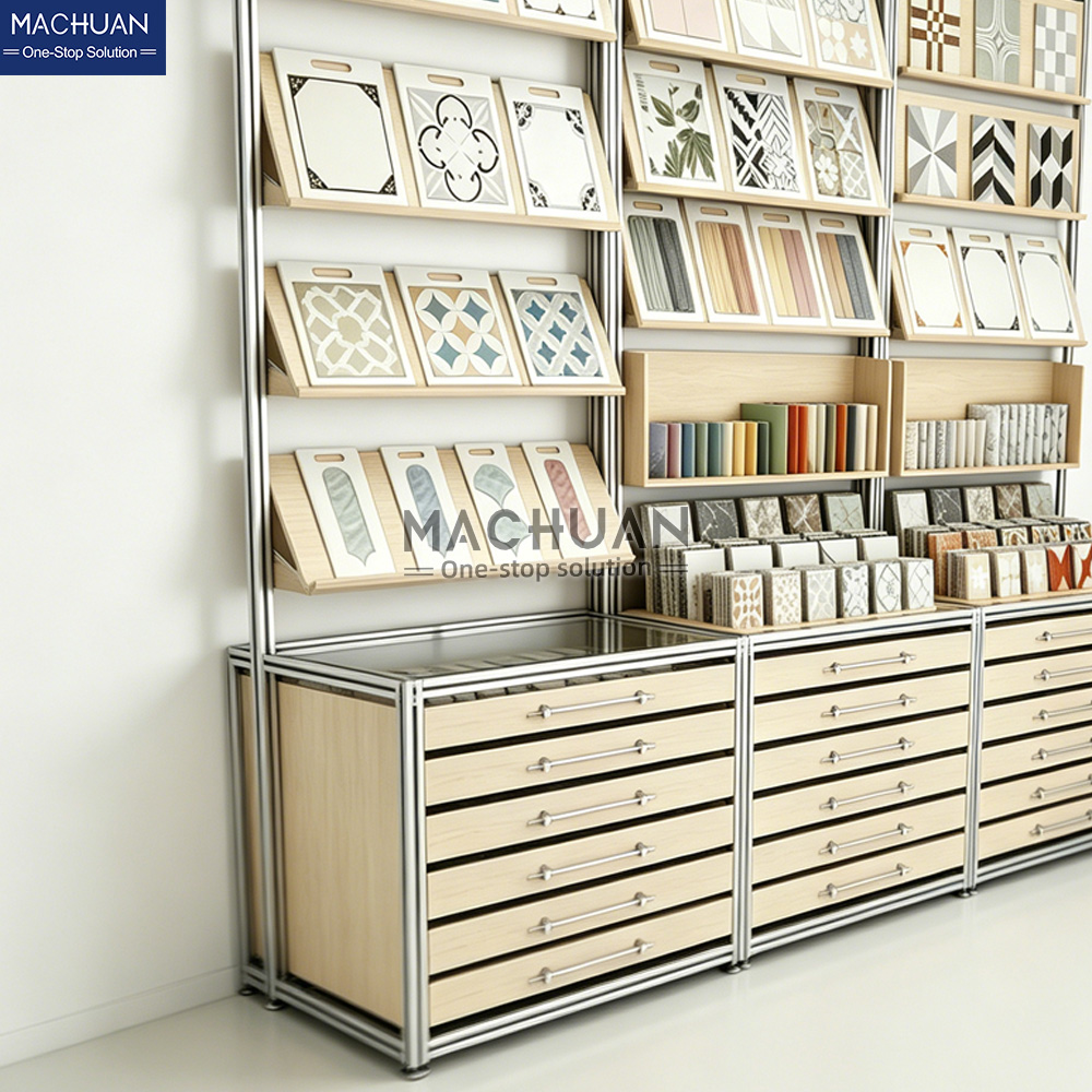 wooden display