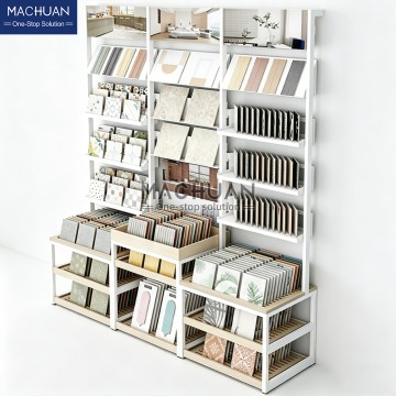 Multi Function Tile Sample Display Rack Modular Combined Wall...