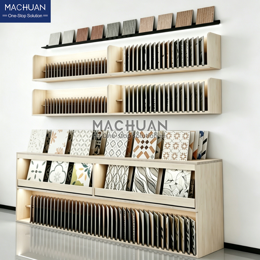 flooring displays stand