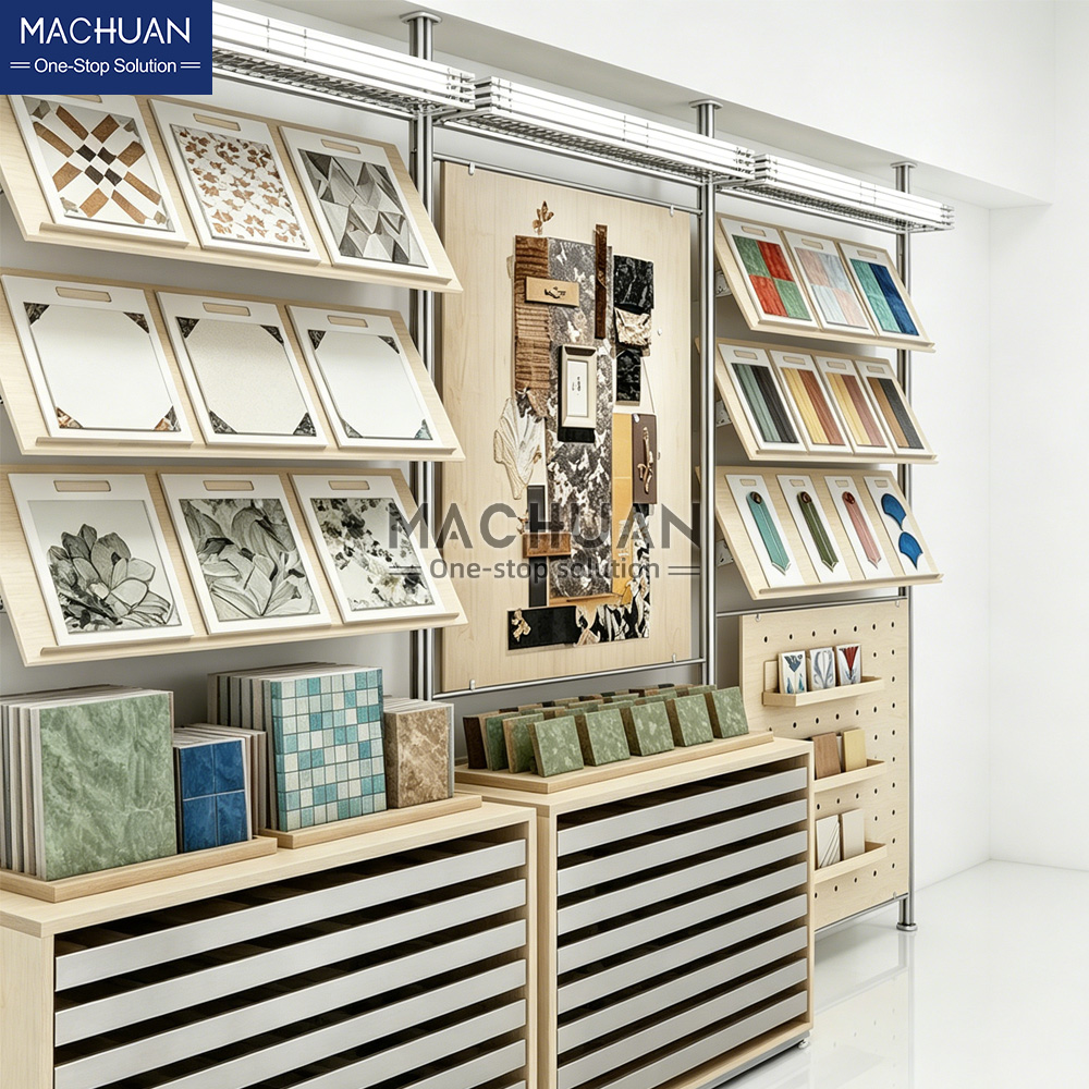 Multi-Tier Tile Sample Stand 