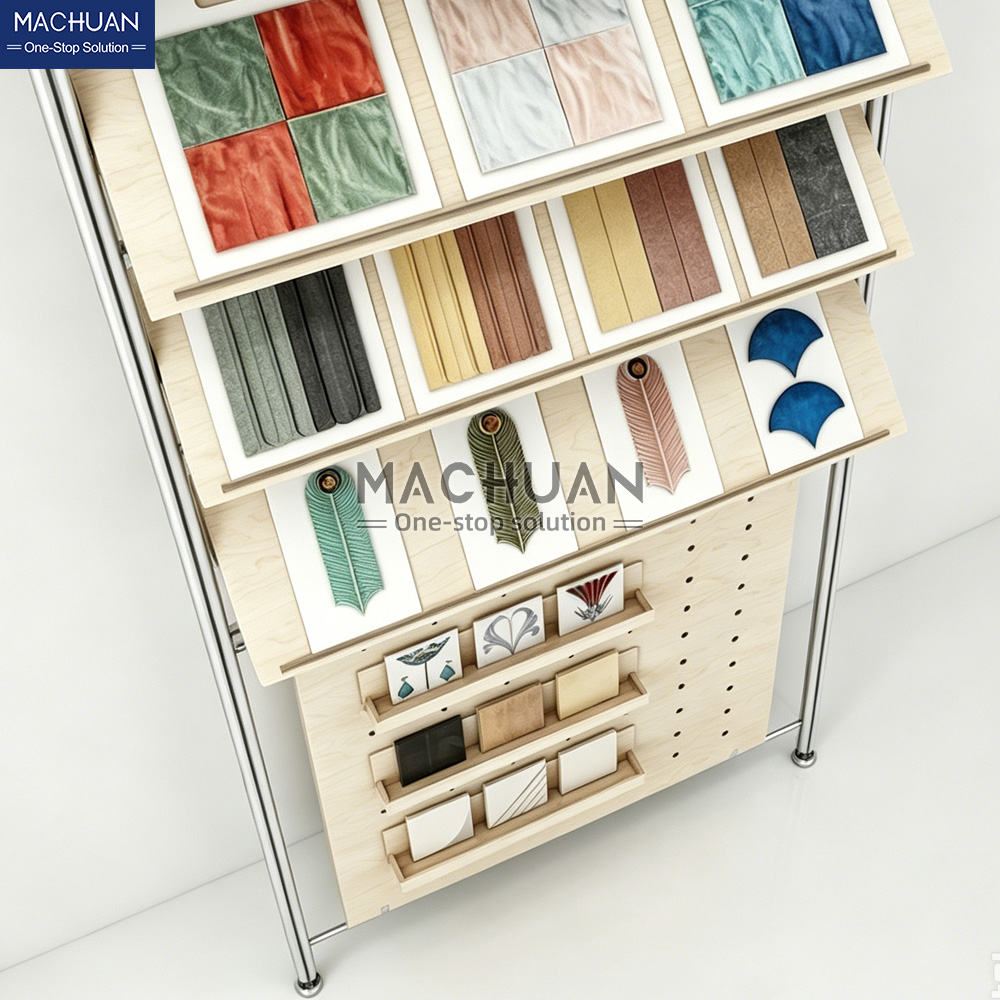 wooden display stand 