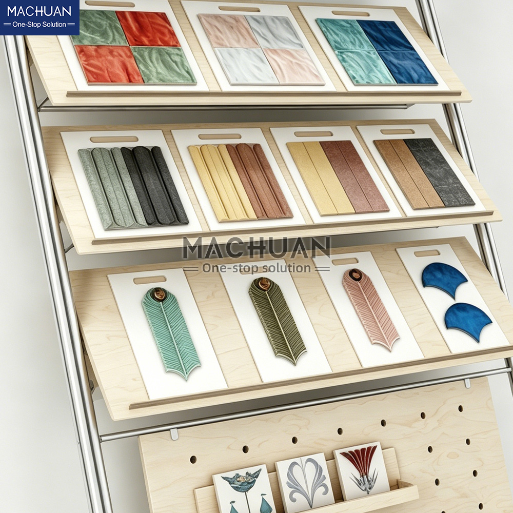ceiling-mounted tile stand