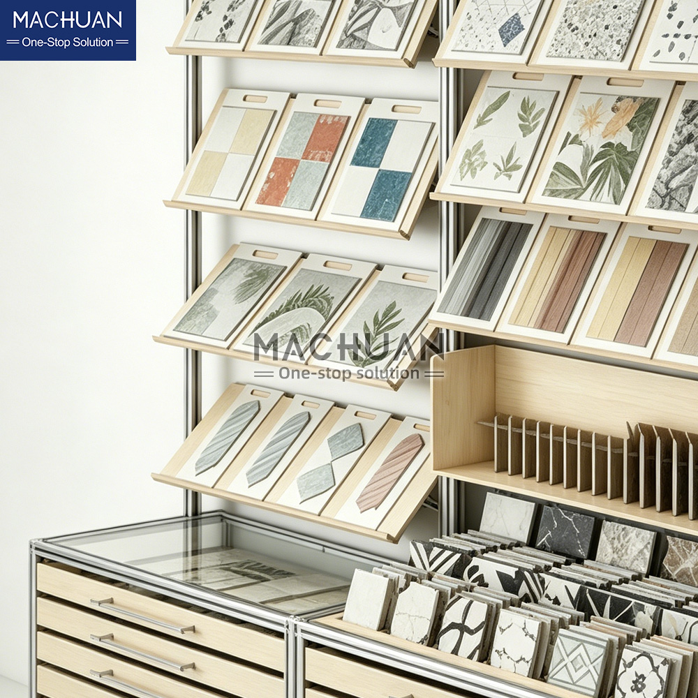 Modular Tile Sample Cabinet 