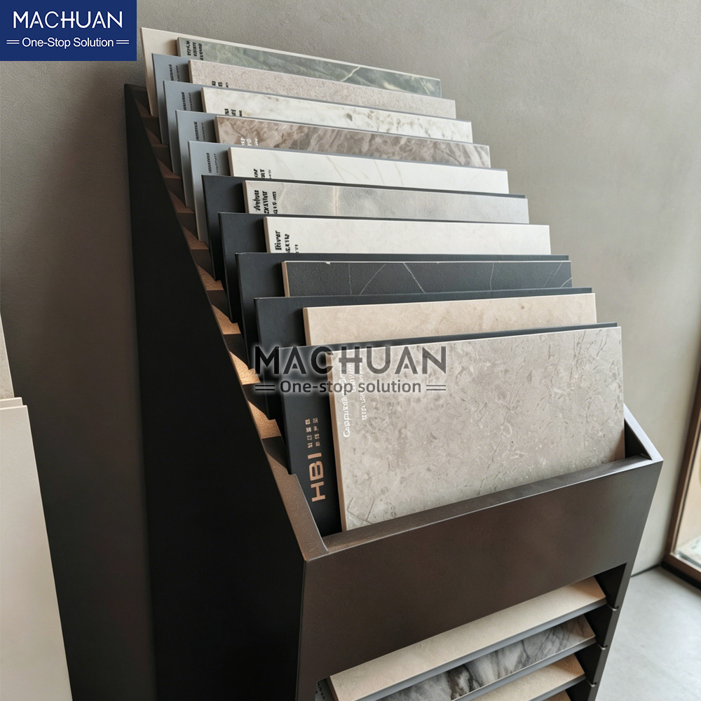 Slanted Tile Sample Display Stand 
