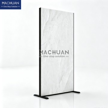 Double-Sided Tile Display Stand Fits Large Size withTelescopic Width Adjustable