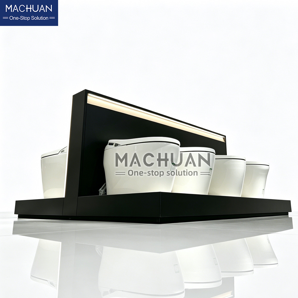 toilet display stand for showroom