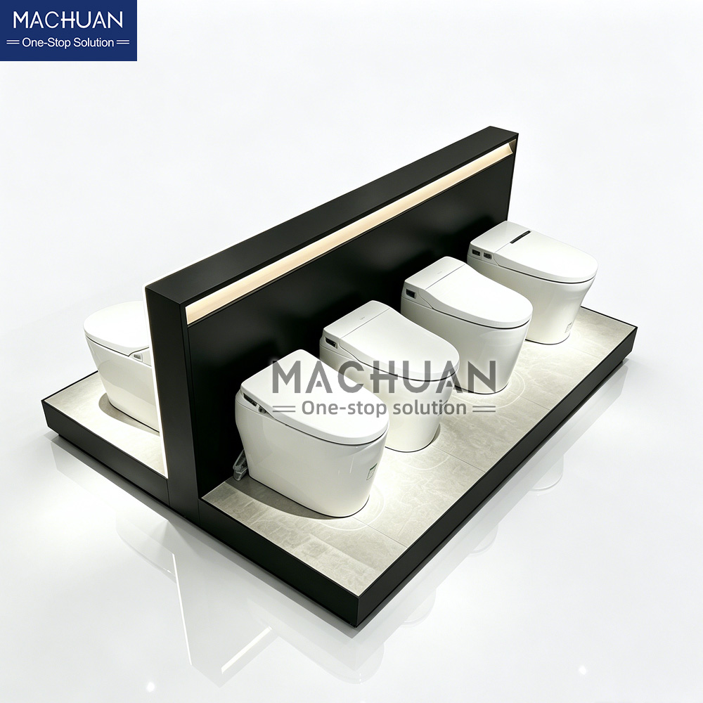 toilet display shelf