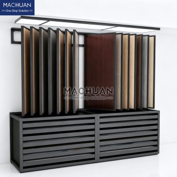 Combined Sliding Tile Display Stand with LED Lighting & Multi...