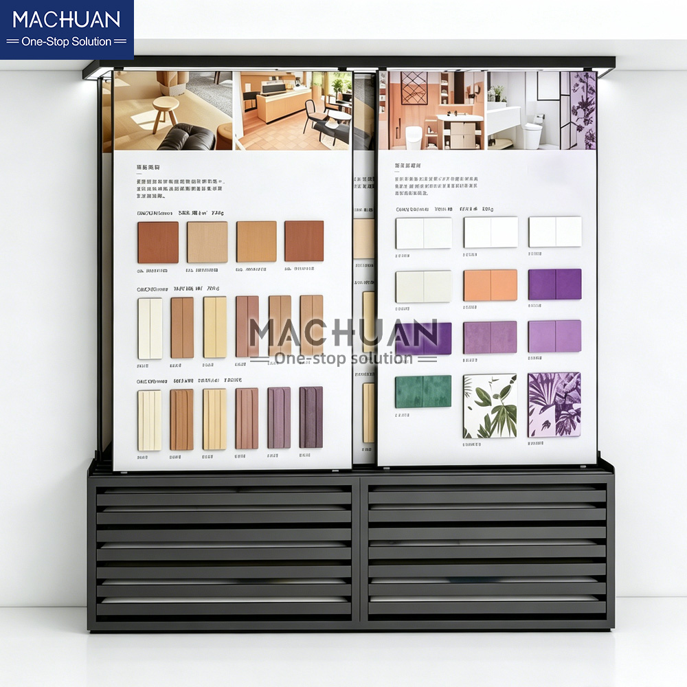 Tile Pull-Out Display Rack 