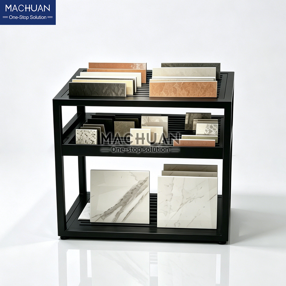 Metal Frame Tile Display Rack
