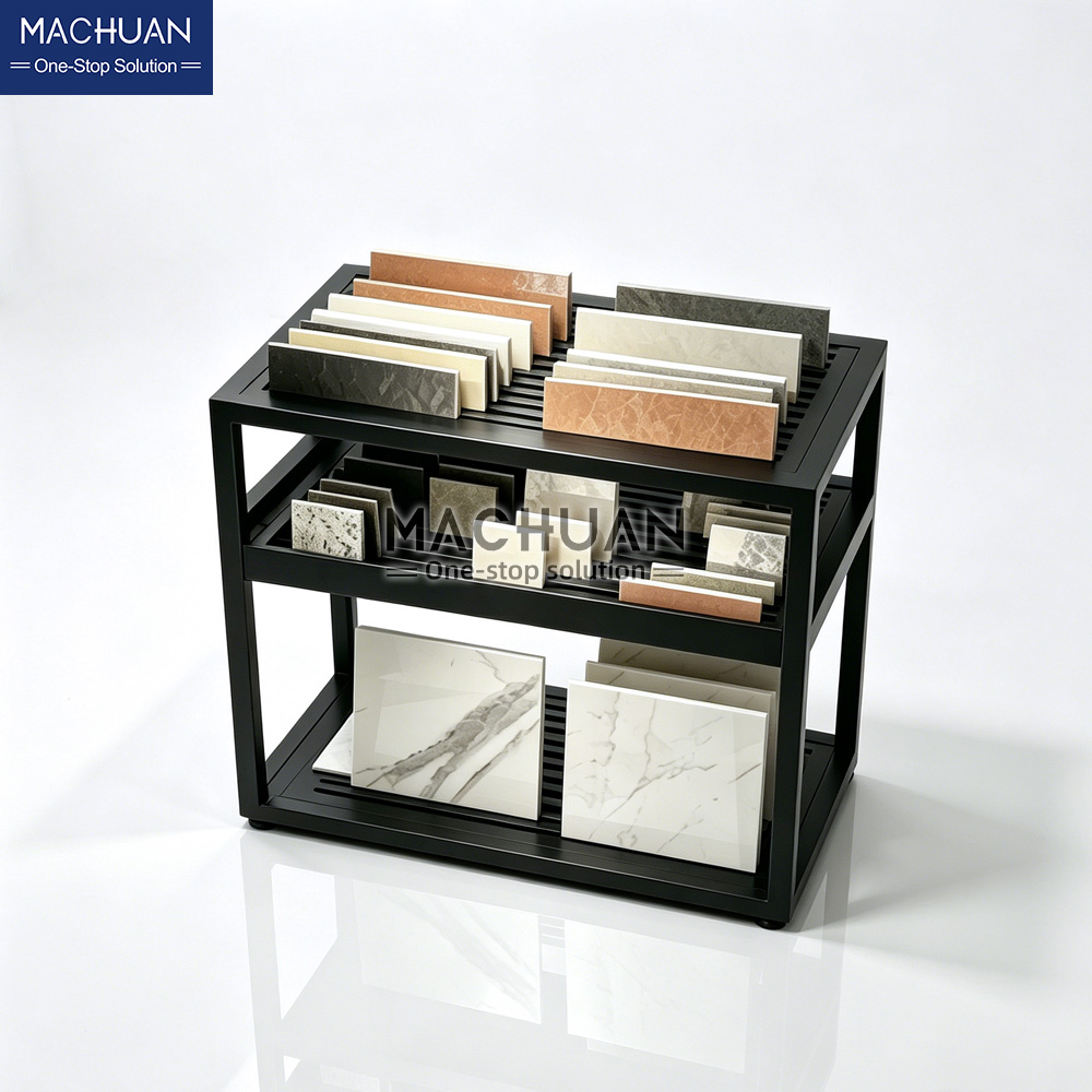 Metal Frame Tile Display Rack