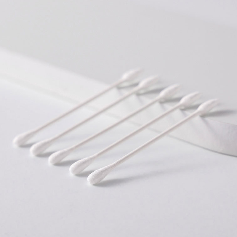 Double Round Head Bamboo Stick Cotton Swab for Adults (5)