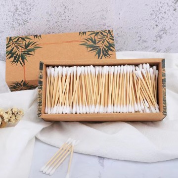 500 count cotton swab/bud/q-tips ear cleaner Personalized Packaging Customization