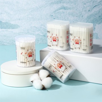Round head + spoon head  cotton swab for babies