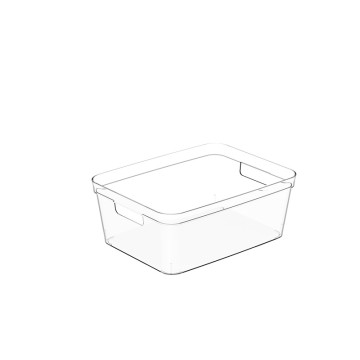 Aufbewahrungsboxen aus transparentem Kunststoff
