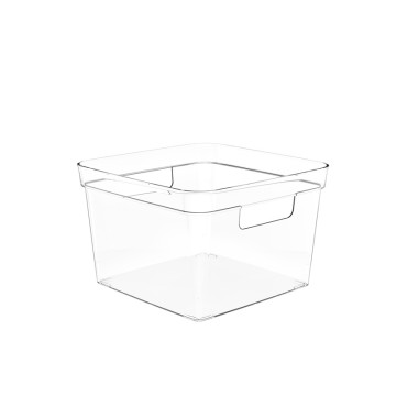 Stapelbare, hochpräzise, ​​transparente Aufbewahrungsboxen