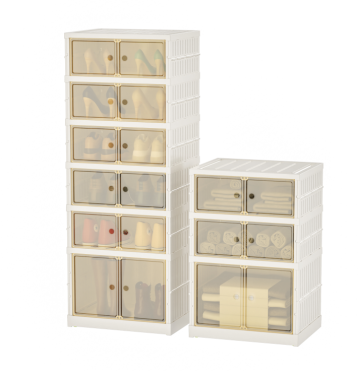 Large Magnetic Pull-Handle Folding Cabinet