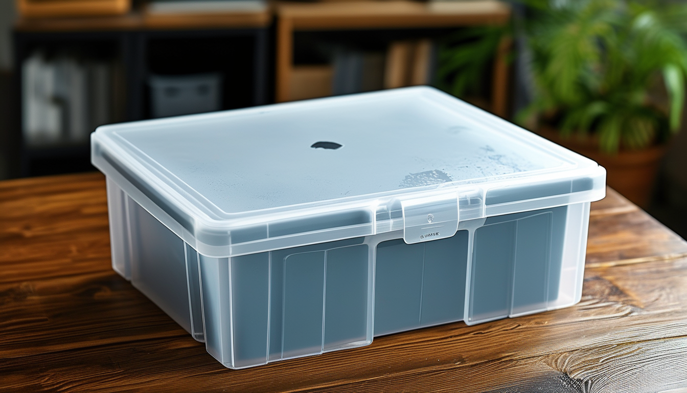 Watertight Plastic Storage Box For Document Preservation