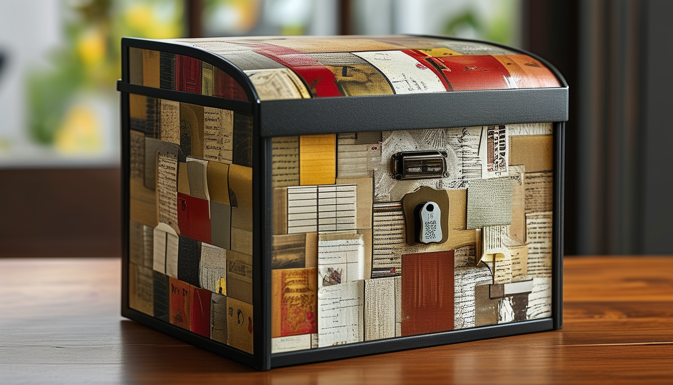 Storage Lock Box For Document Preservation