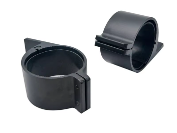 TL-19 A Pair Black Bull Bar Mounting Bracket Clamps Kit 2”/2.5”/3”for Offroad Work Light LED Bar Driving Light Lamps