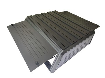 TK-06 Aluminum Black Cover Pickup Truck Canopy Hard Shape Hardtop with Locking & Waterproof Function