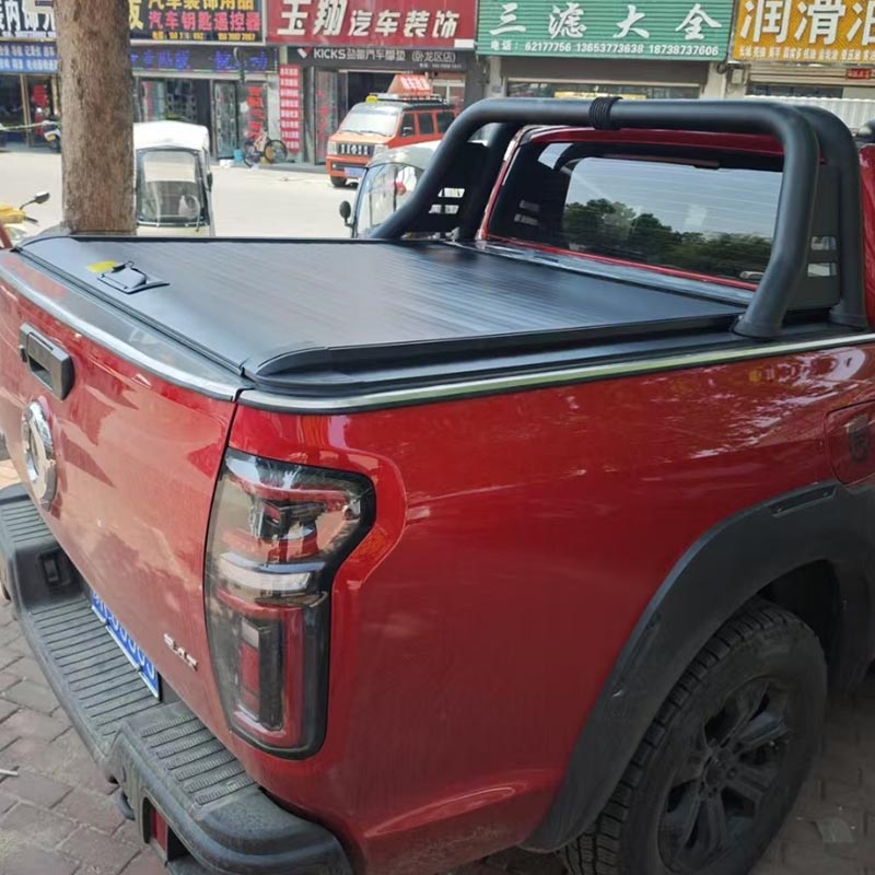 Hard Type Aluminum Alloy Manual Roller Shutter Cover Waterproof Roll-Up Tonneau Cover TK-0 ( (4)