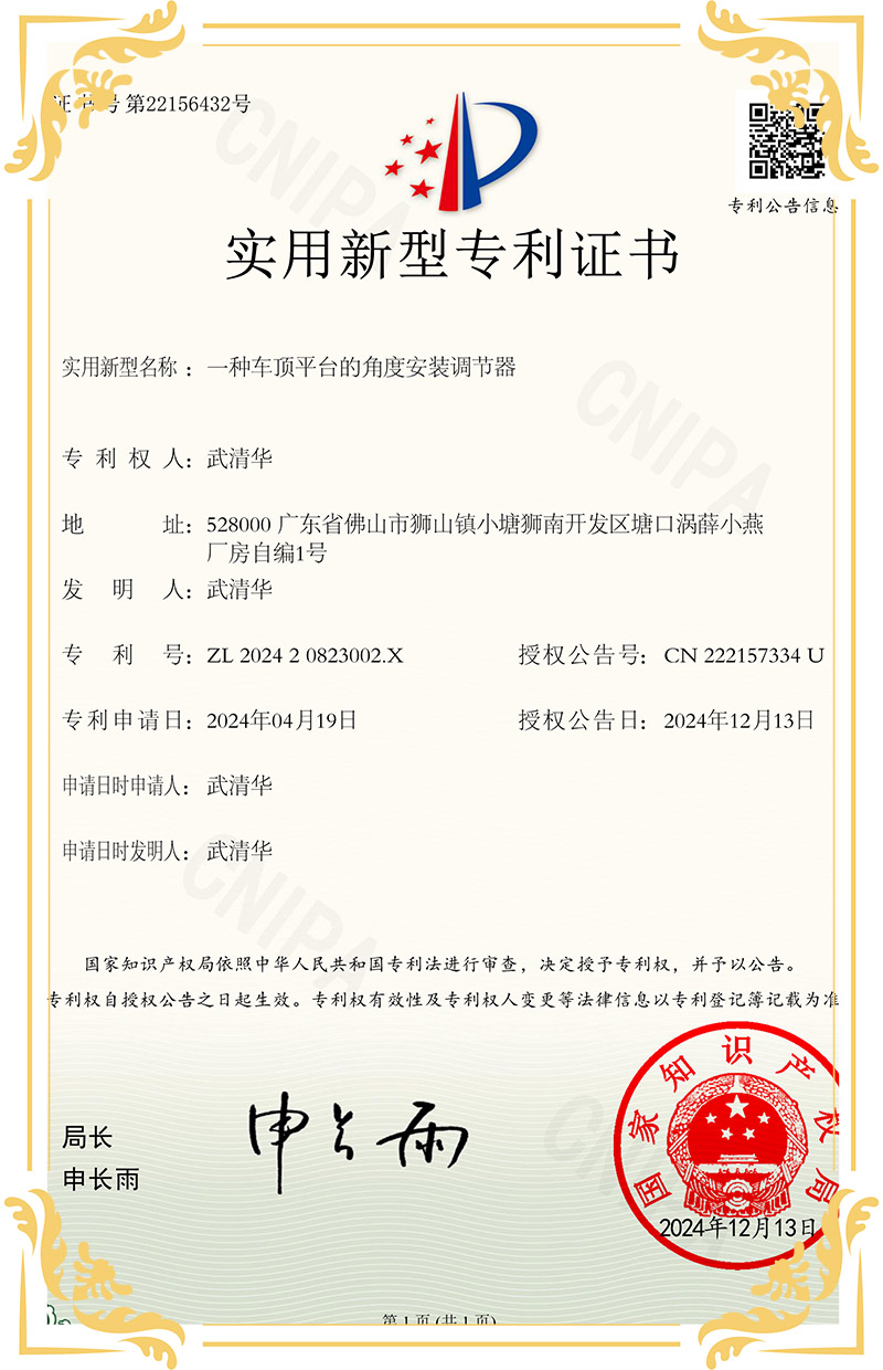 OUR CERTIFICATE p