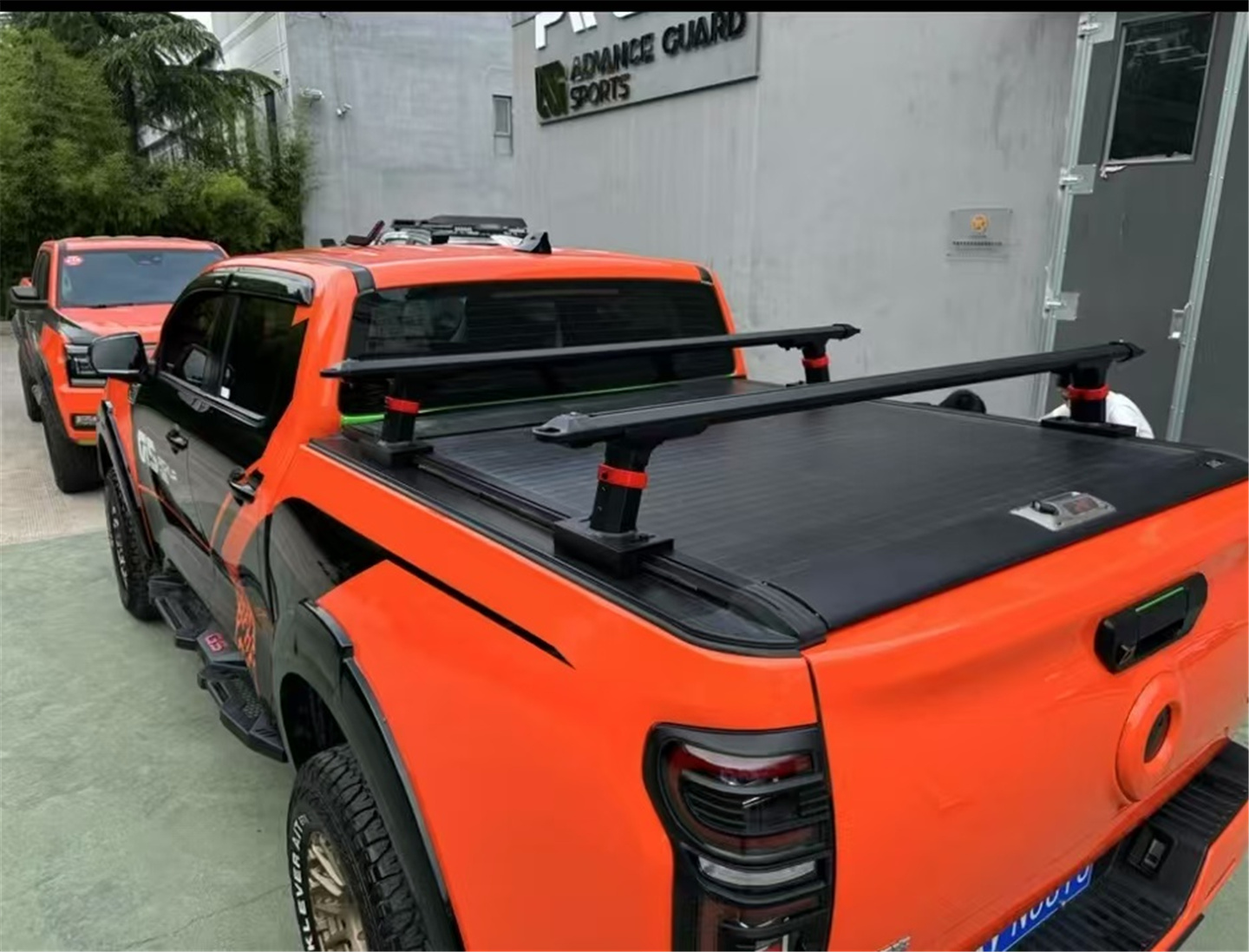Tk02 Schwerlast-Ladeflächengestell mit Querträgern für Pickups (7)