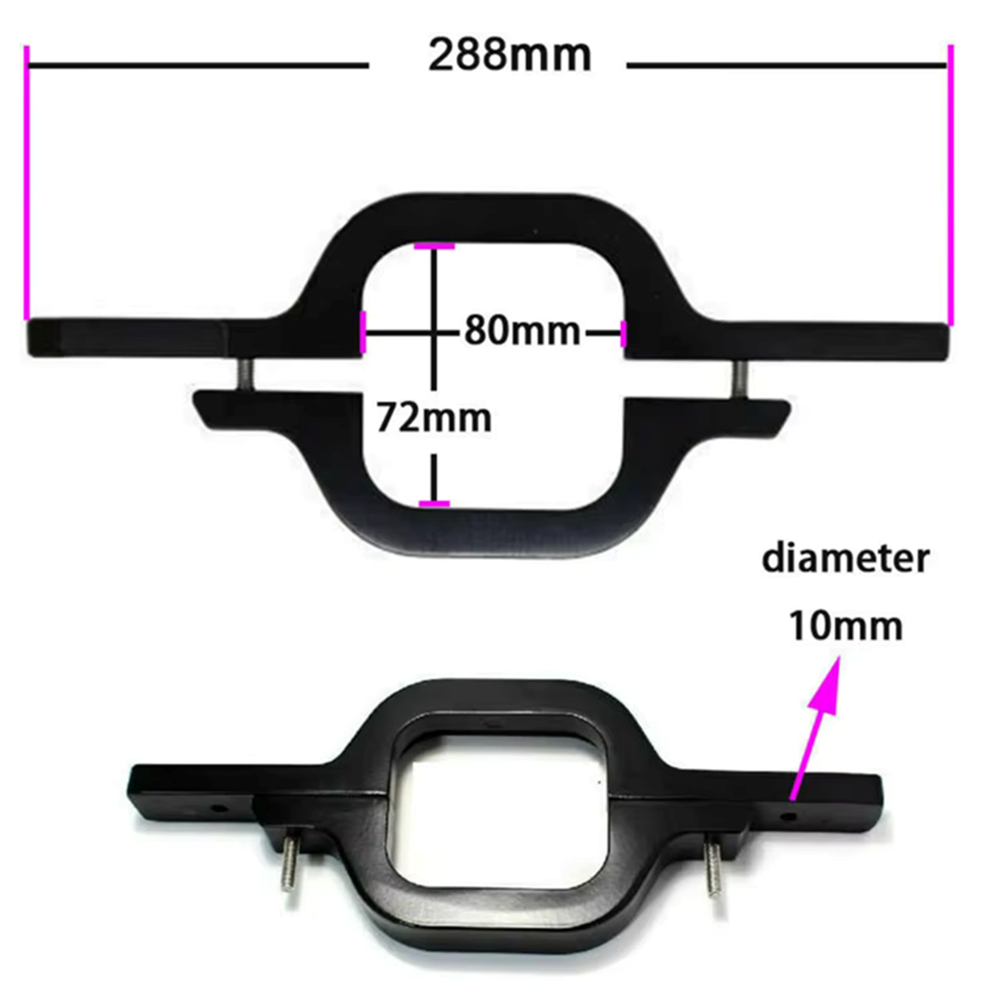 Support de montage d'attelage pour feux de recul à double LED, phares de recherche, mini barres LED de 6 ou 7 pouces, feux tout-terrain, ce qui est d'une grande aide pour améliorer la visibilité (1)