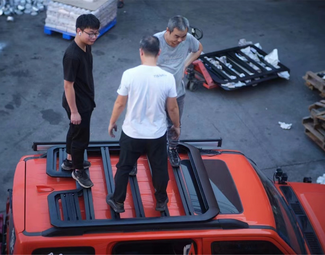 TP-02 High Quality Aluminum Alloy Roof Basket Rack (3)