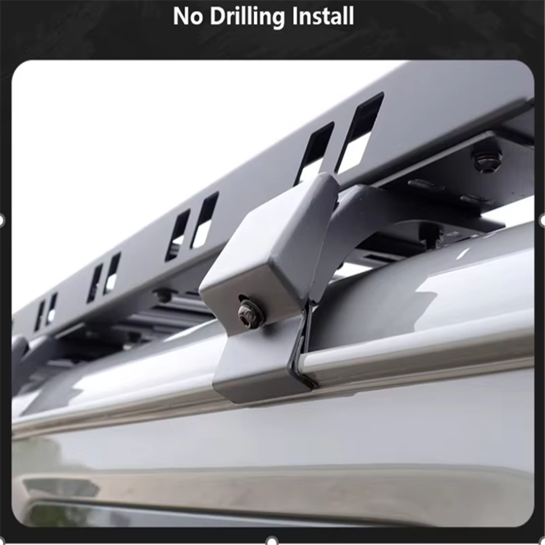 This 4x4 Off Road Aluminum Alloy Roof Rack are no-drilling installation design, ensuring ease of s (1)