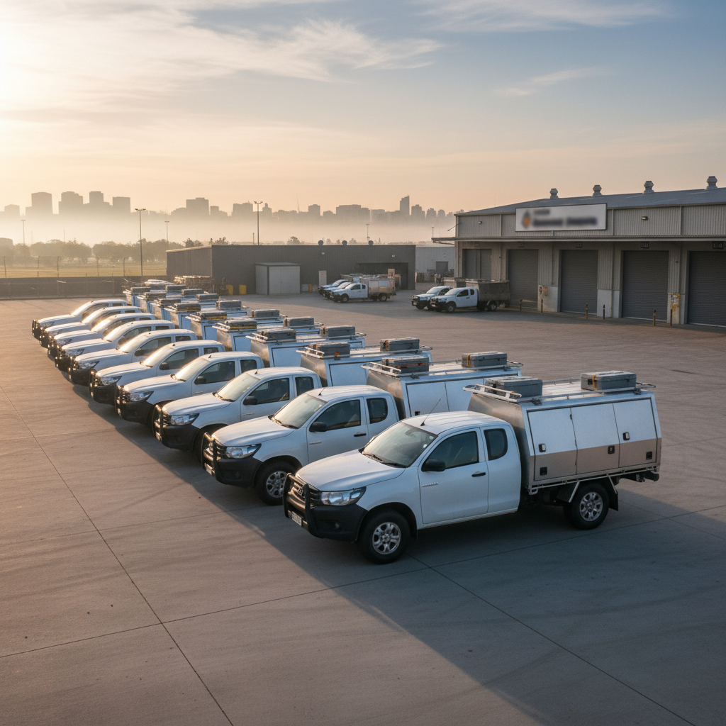 Aluminium Canopy For Commercial Tradesman Fleet Vehicles