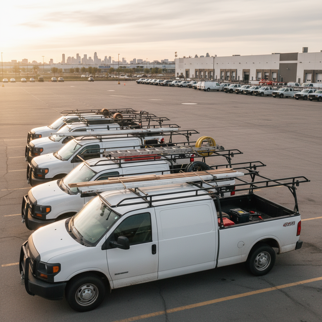 Bed Rack For Commercial Tradesman Fleet Vehicles