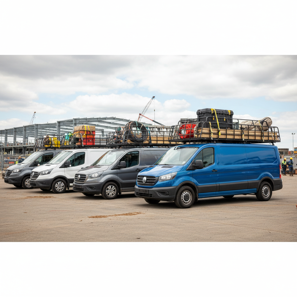 Roof Rack Basket For Commercial Tradesman Fleet Vehicles