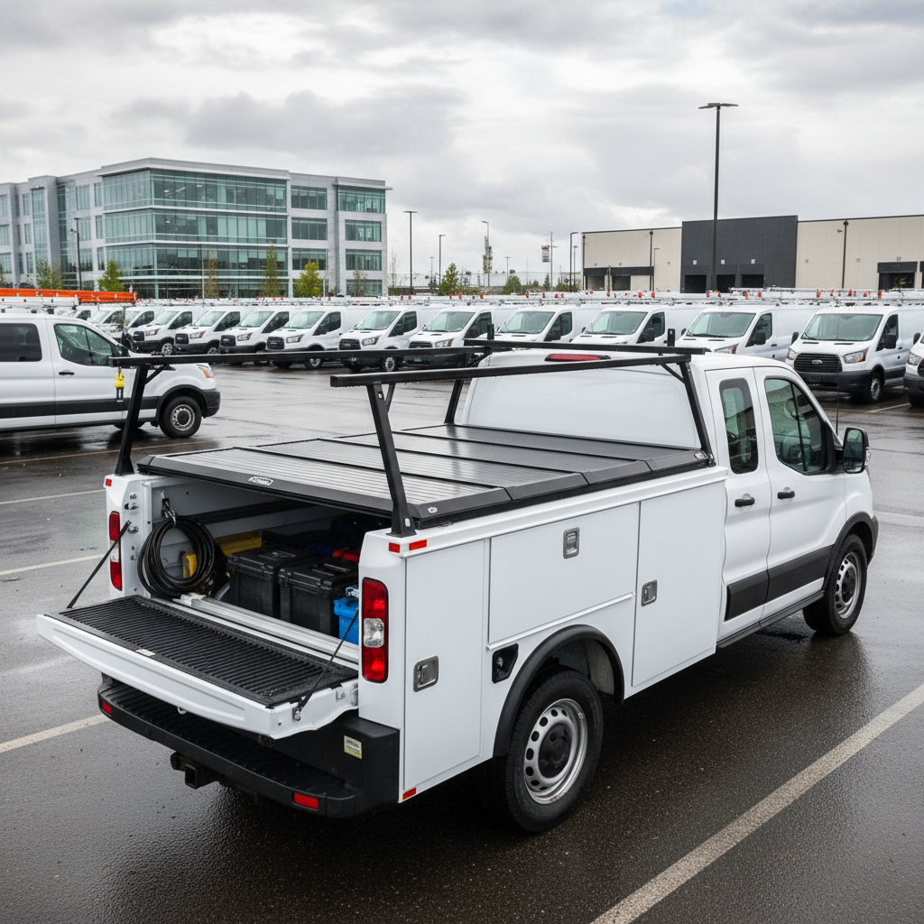 Rolling Tonneau Cover For Commercial Tradesman Fleet Vehicles