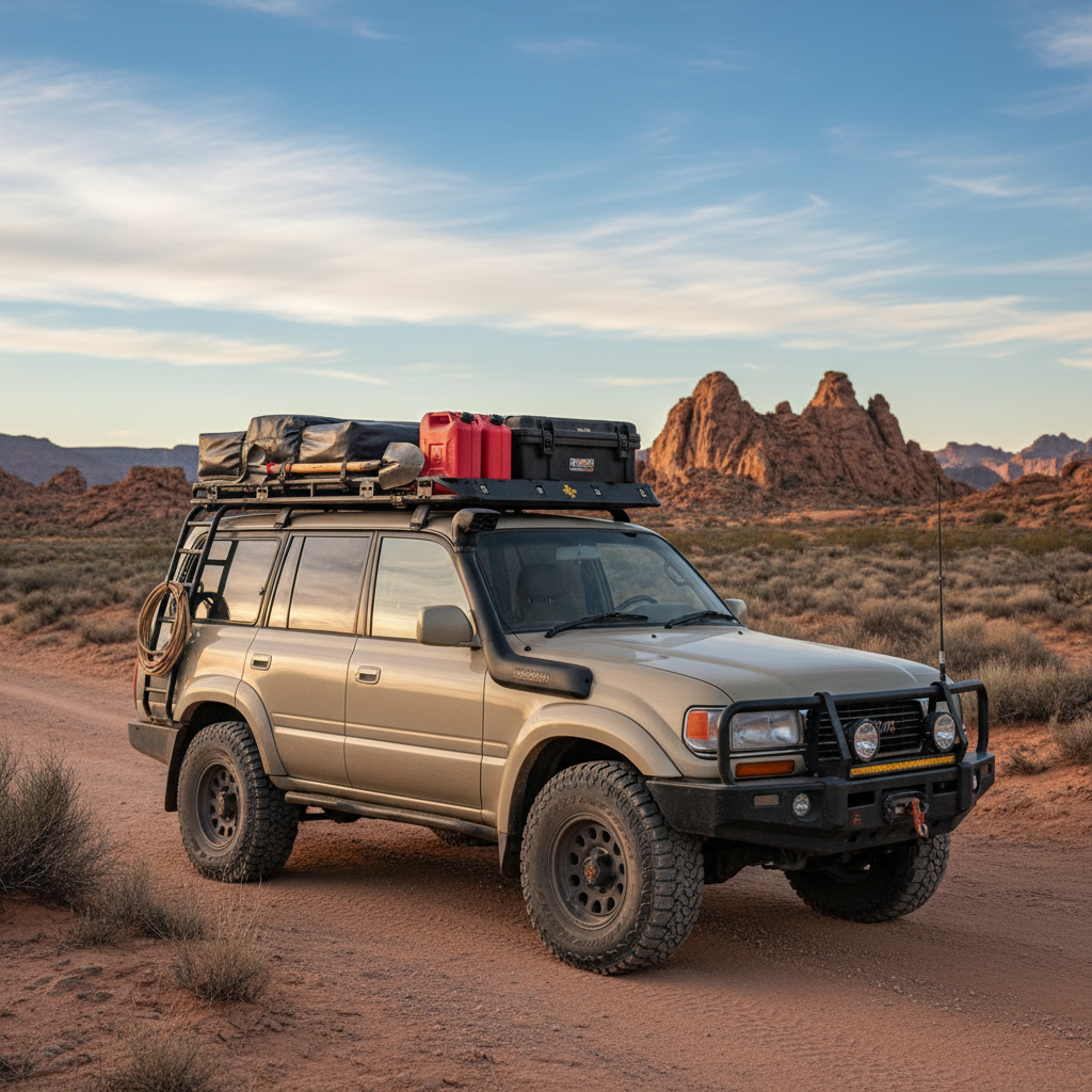Overland Rack For Off-Road Overlanding And Expedition Vehicles