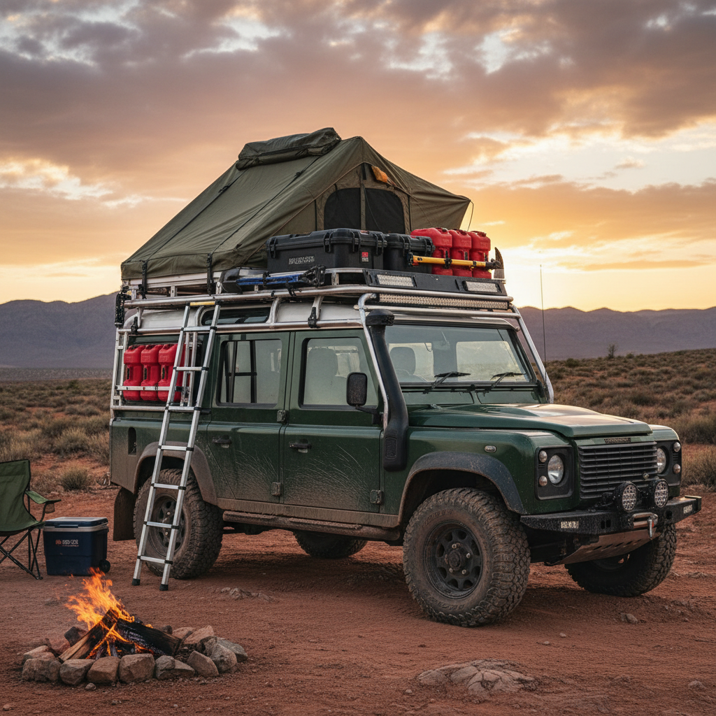 Aluminum Roof Rack Cargo For Off-Road Overlanding And Expedition Vehicles