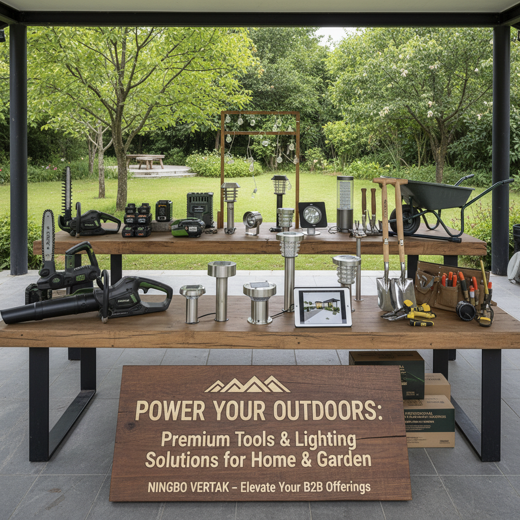 Power Your Outdoors：Premium Tools & Lighting Solutions for Home & Garden