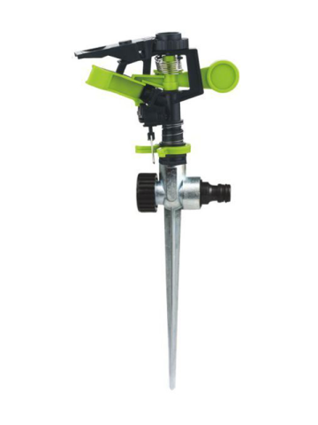 Zinc Alloy Spike Pulsating Garden Sprinkler -TG7402012