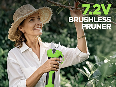 VERTAK 7.2V Brushless Pruner – The Star of Gardenia Poland 2025