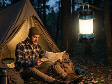 The Rechargeable Camping Lantern That Will Light Up Your World