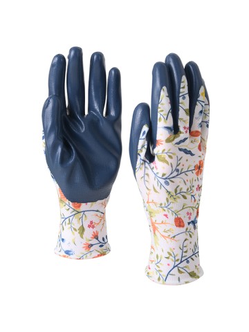 13-Gauge Printed Nitrile Garden Gloves – TG5001076