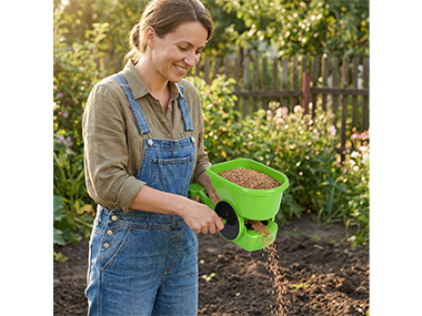 Unleash Green Power with a Handheld Seed Spreader