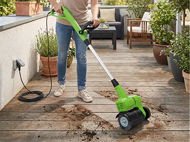How to Achieve Spotless Patios with the 550W Multi-Function Electric Brush