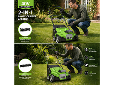 40V Cordless 2-in-1 Lawn Scarifier/Aerator Buying Guide