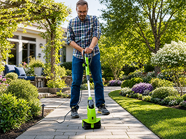 650W 2 in 1 Multi Brush Stone and Joint Cleaning Guide